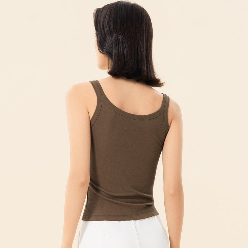 Sports Vest Women's Chest Pad Inner Wear One-piece