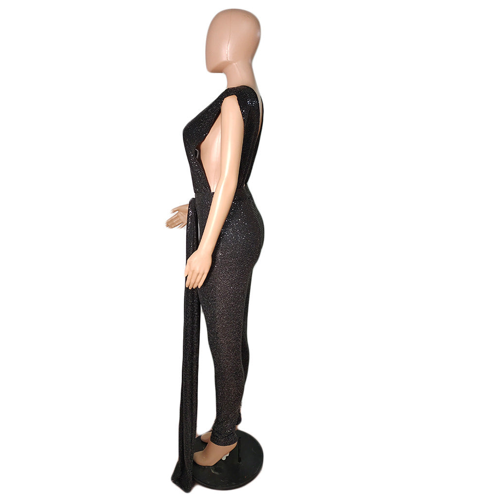Sequin Fashion Sexy Women's Jumpsuit