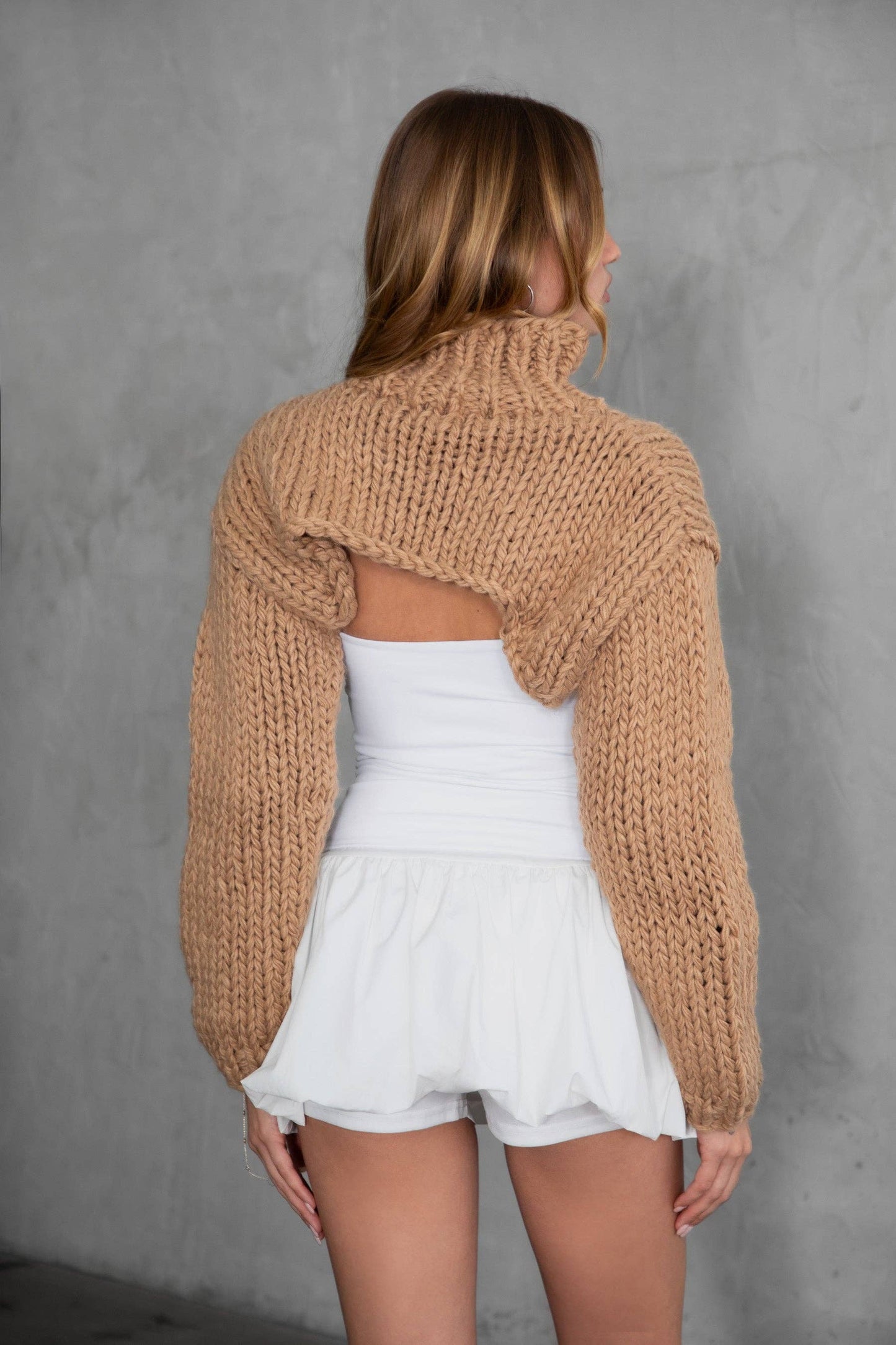 Heavy Gauge Sweater Knit Shrug