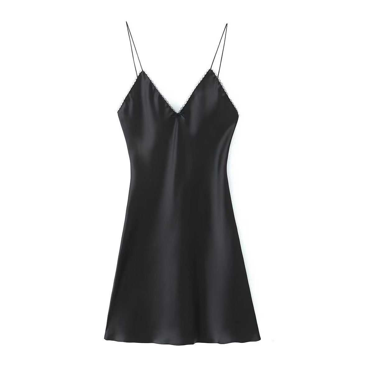 Women's Style Silk Satin Texture Dress