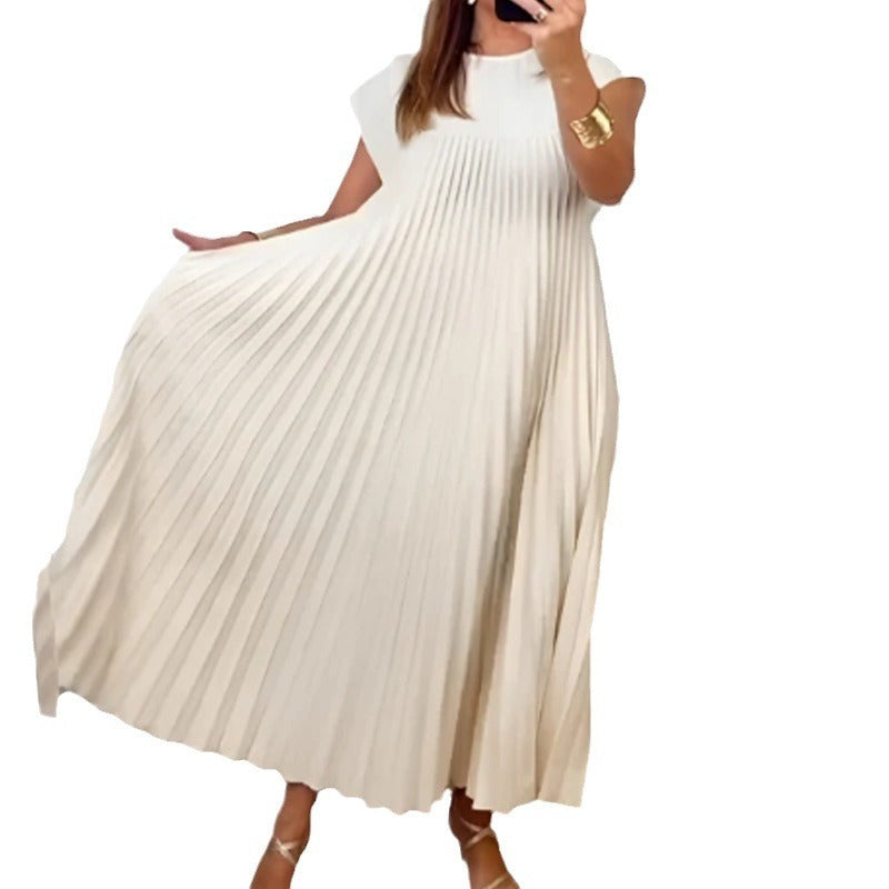Women's Fashion Loose Solid Color Dress