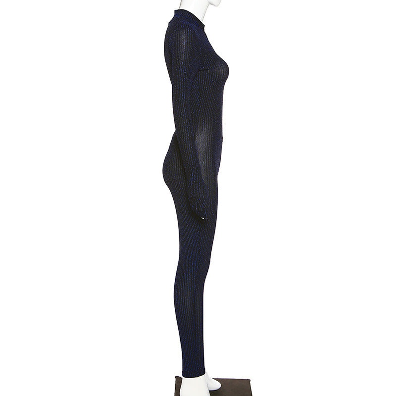 Sheer High Waist Jumpsuit