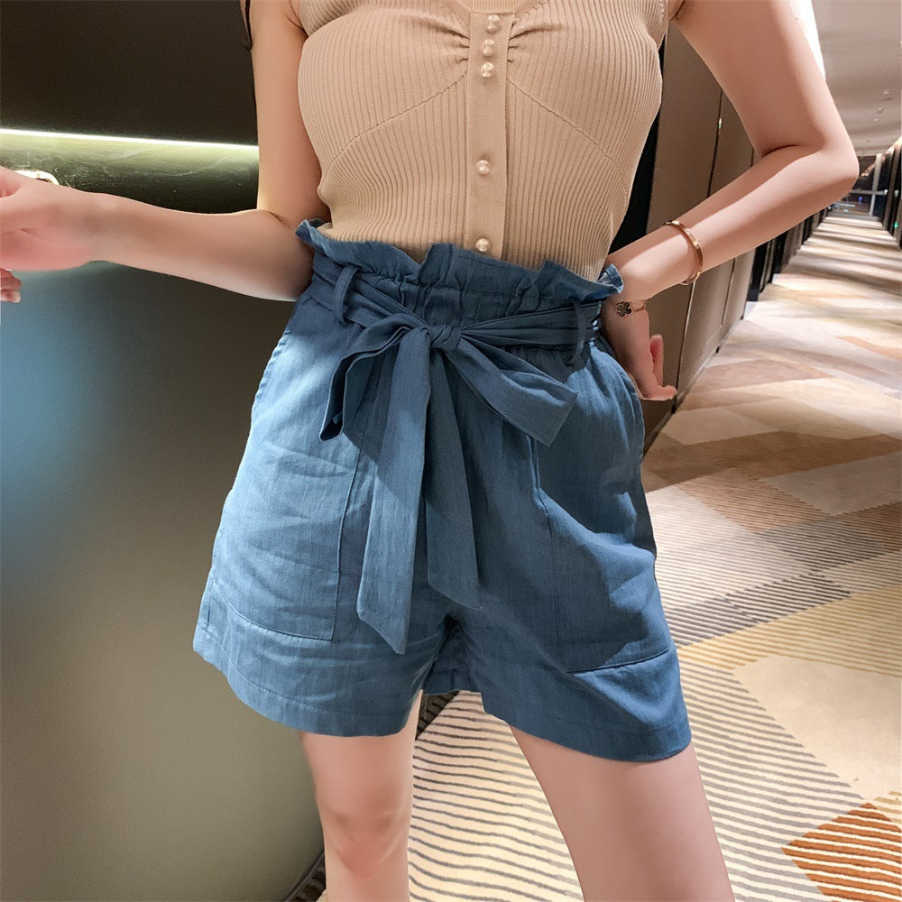 wooden ear A word shorts have a belt