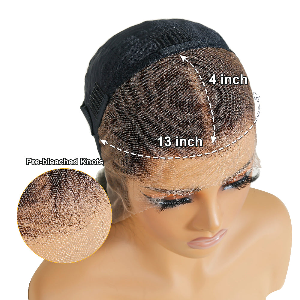 Jet Black #1 Straight Lace Front Wig 13x4/13x6 HD with Baby Hair Pre-plucked Hairline