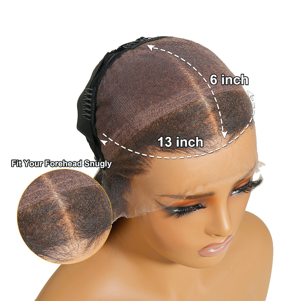 Jet Black #1 Straight Lace Front Wig 13x4/13x6 HD with Baby Hair Pre-plucked Hairline