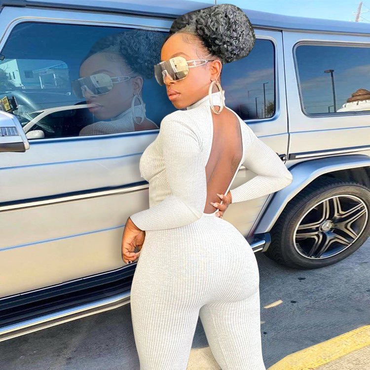 Women's Pit Strip Fashion Backless Stitching