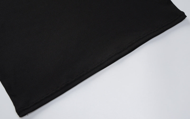 Fashion Casual Round Neck Slim Hip Dress
