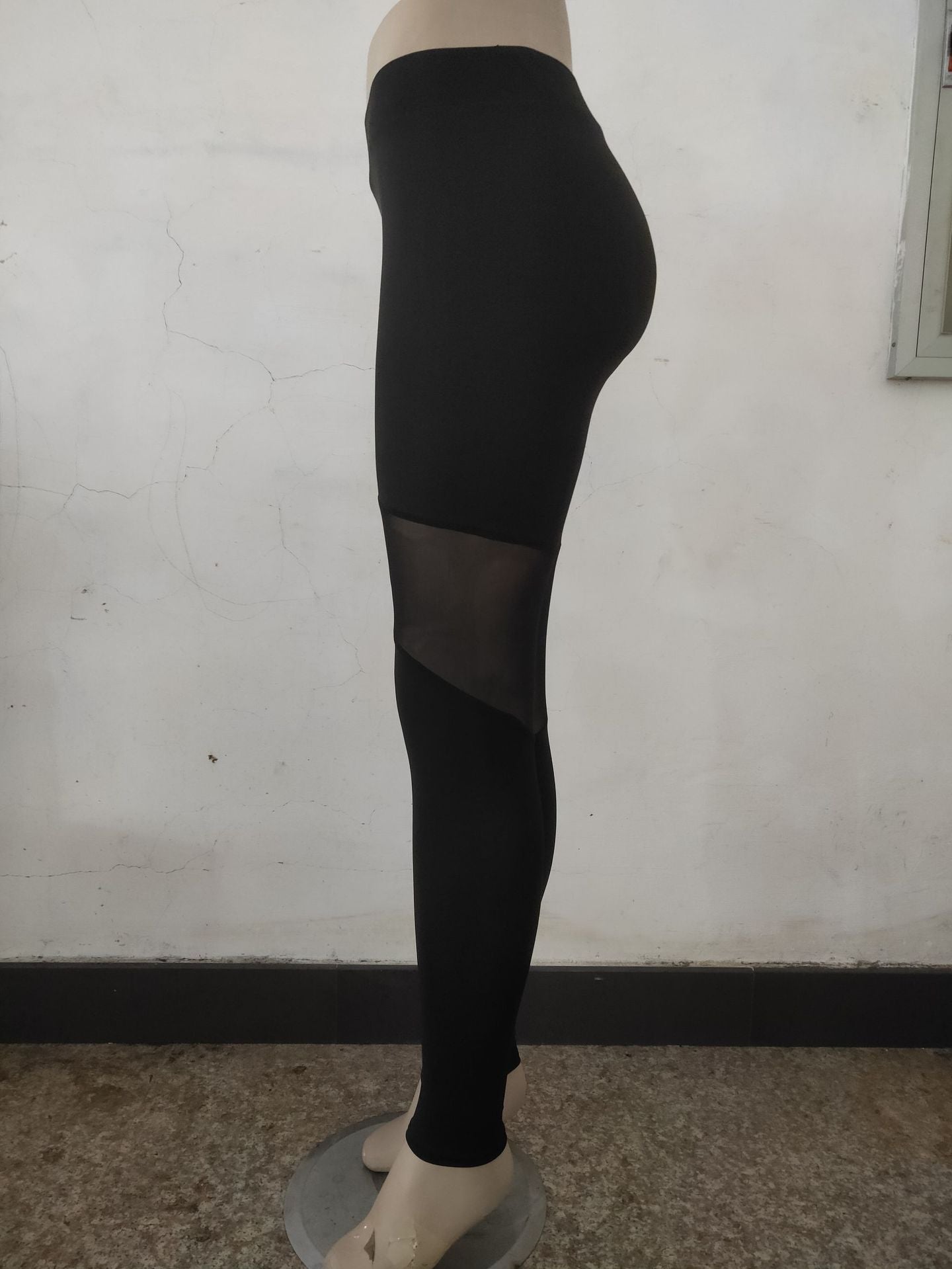 Mesh Stitching LeggingsSports Nine-Point Yoga