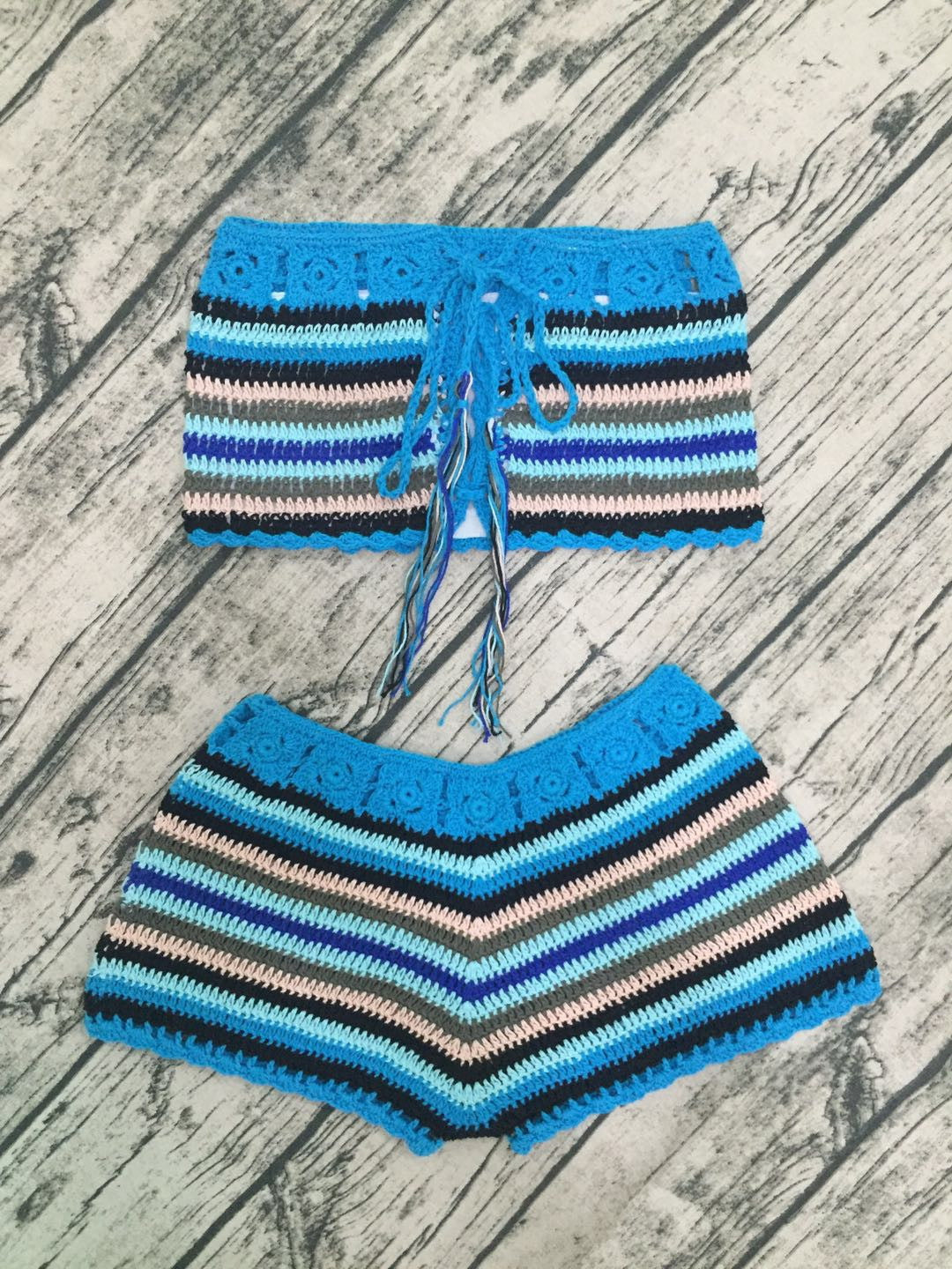 Bikini Swimsuit Hot Sale Split Bikini Tube Top Wrap Chest Beach Swimwear