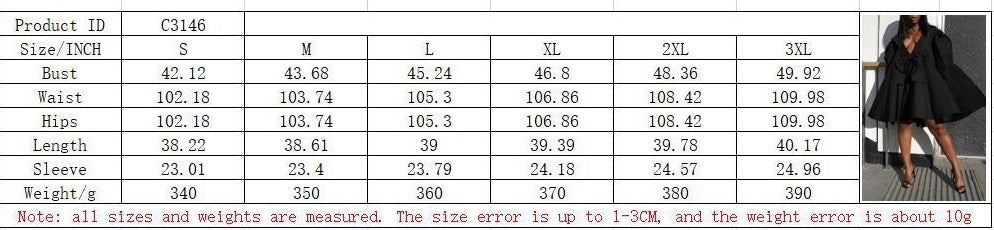 Women's Clothing Loose Bow V-neck Casual Dress