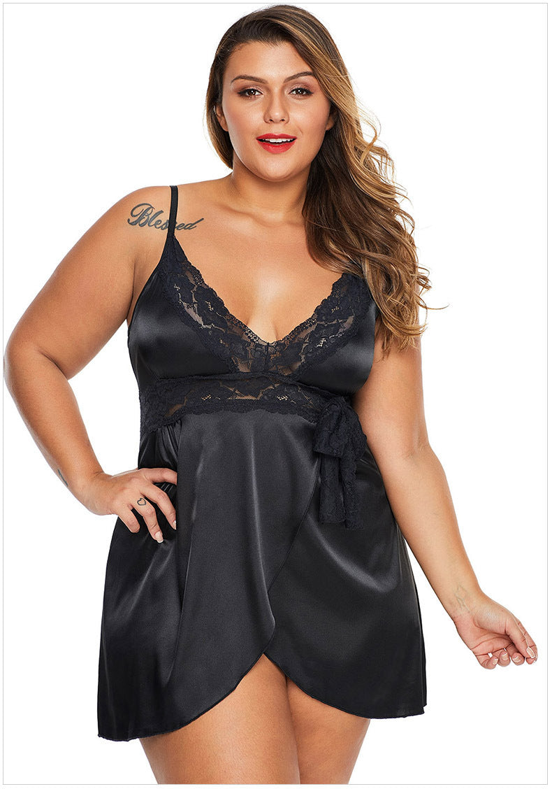 Sexy Homewear Women's Sexy Sling Stretch Satin