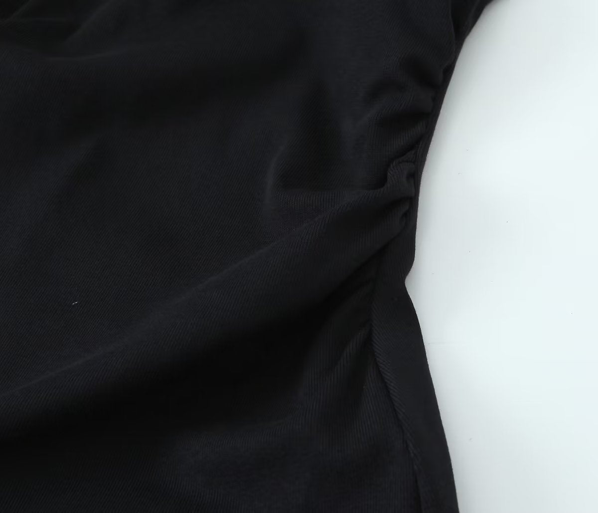 Autumn Women's Pleated Decoration Slim Fit Dress