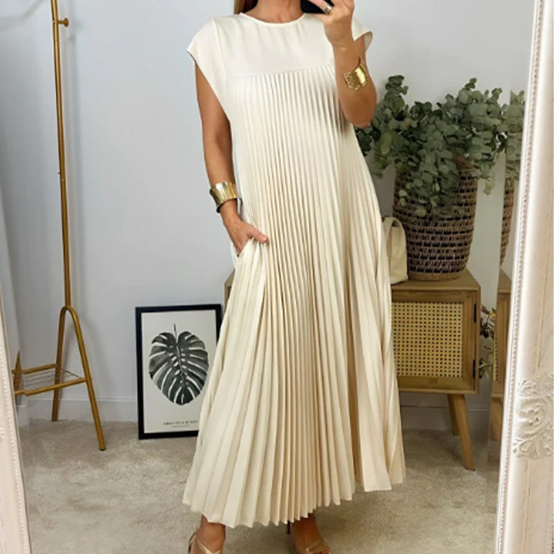 Women's Fashion Loose Solid Color Dress