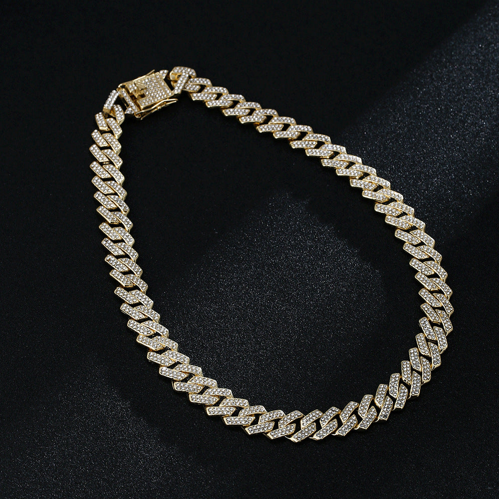 Full Diamond Inlaid Necklace
