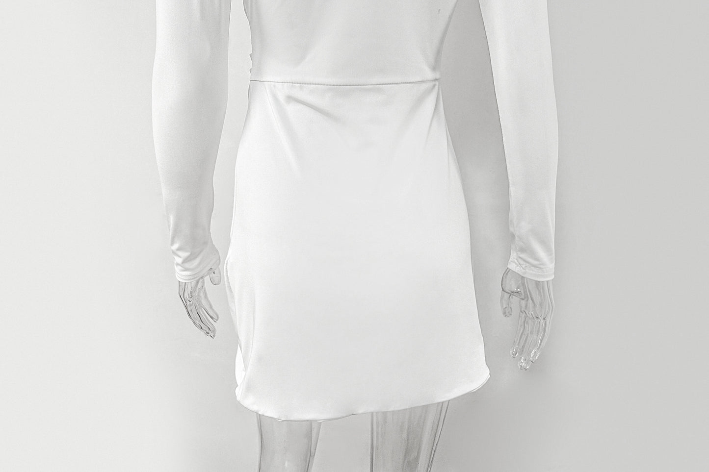 Irregular Slit Sheath Dress
