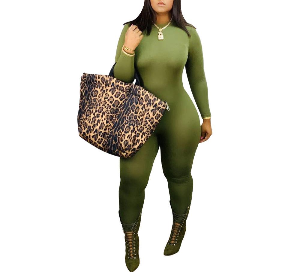 High stretch skinny jumpsuit