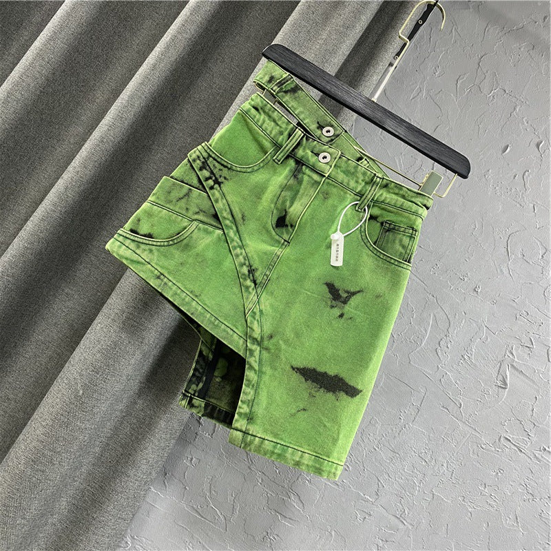 Women's Personalized Double Waist Design Pants