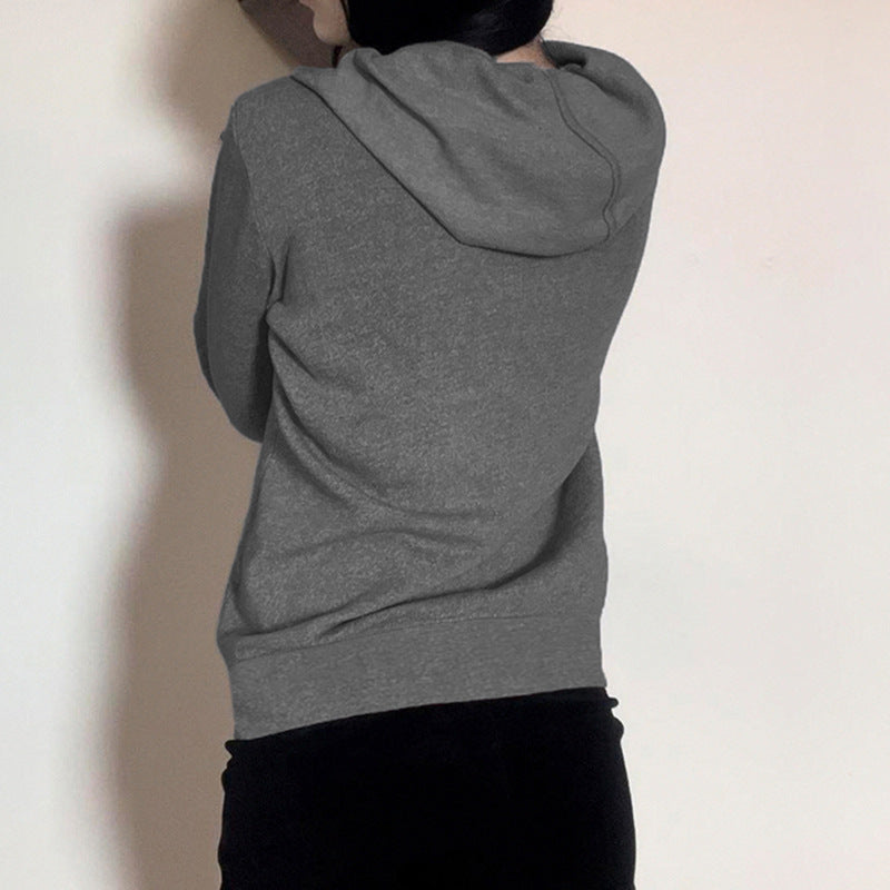 Dark Style Chain Bone Hooded Sweater