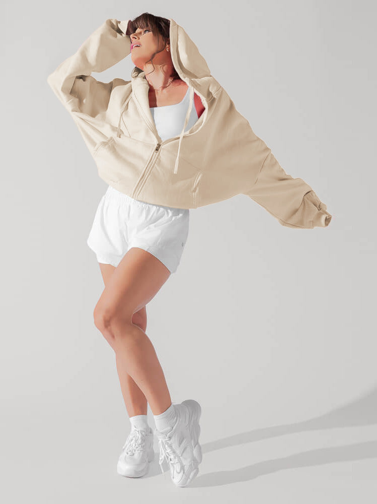 Women's Casual Solid Color Sports Jacket