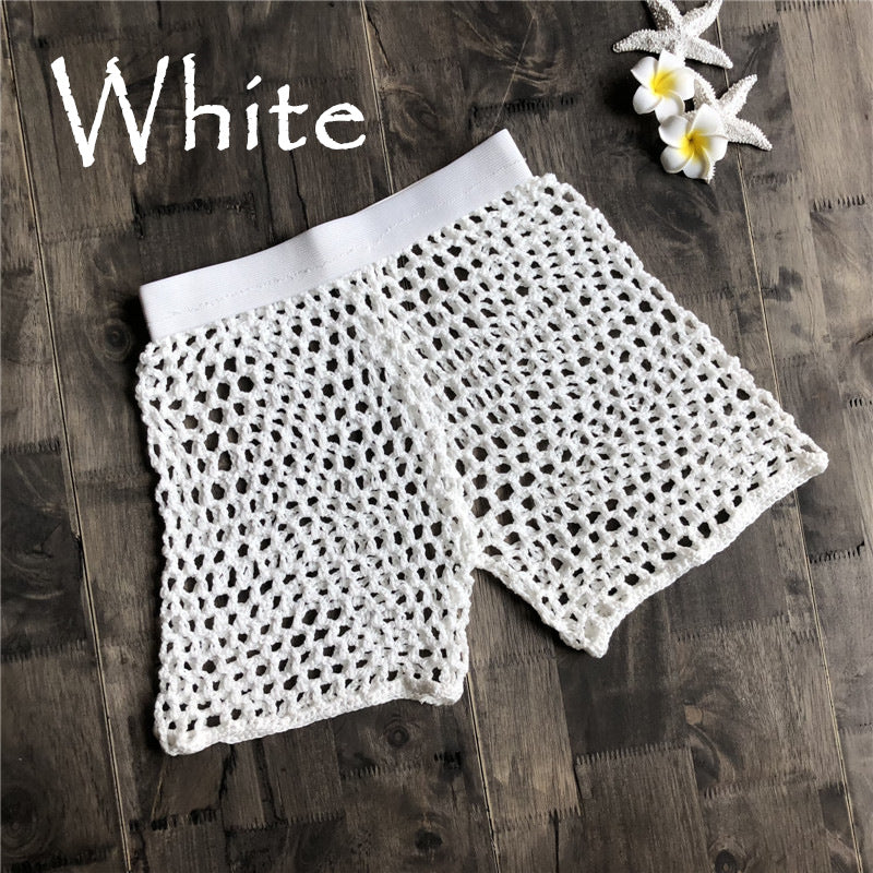Fishing net hand hook cotton shorts