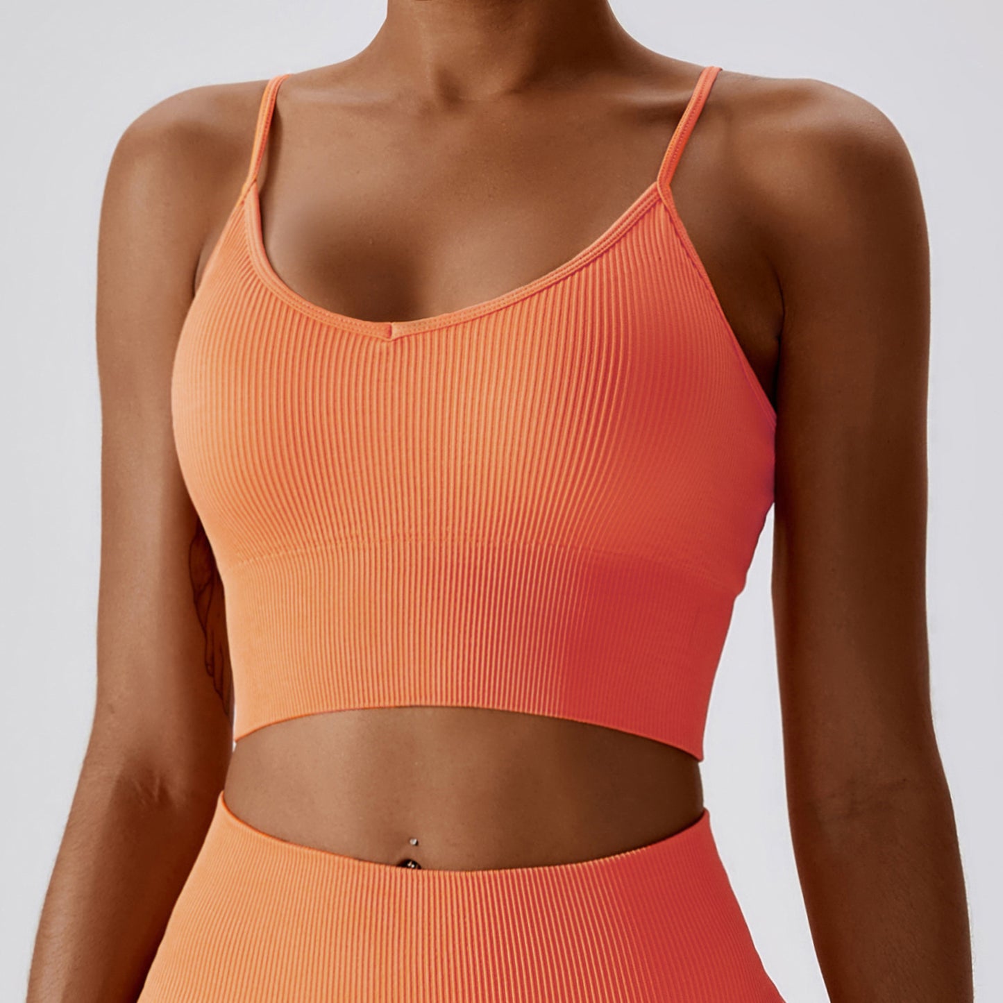 Seamless Knitted Thread Yoga Suit