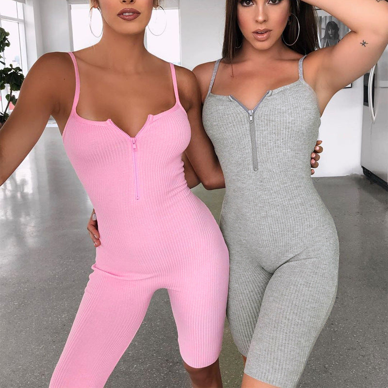 Sports fitness jumpsuit