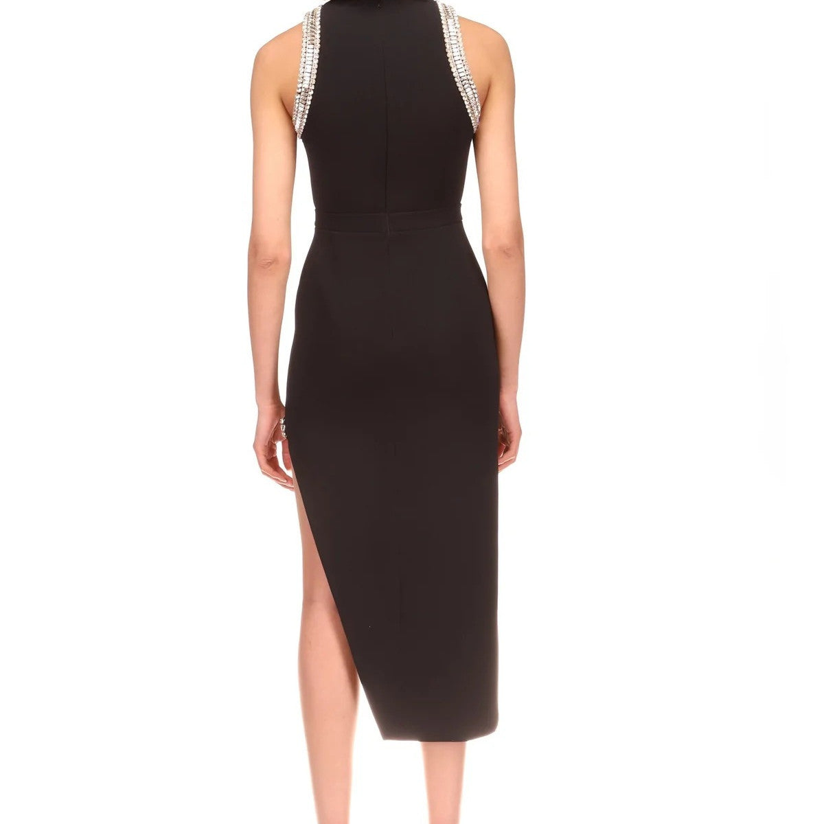 Women's Sleeveless Sexy Diamond Party Dress