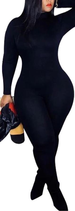 High stretch skinny jumpsuit