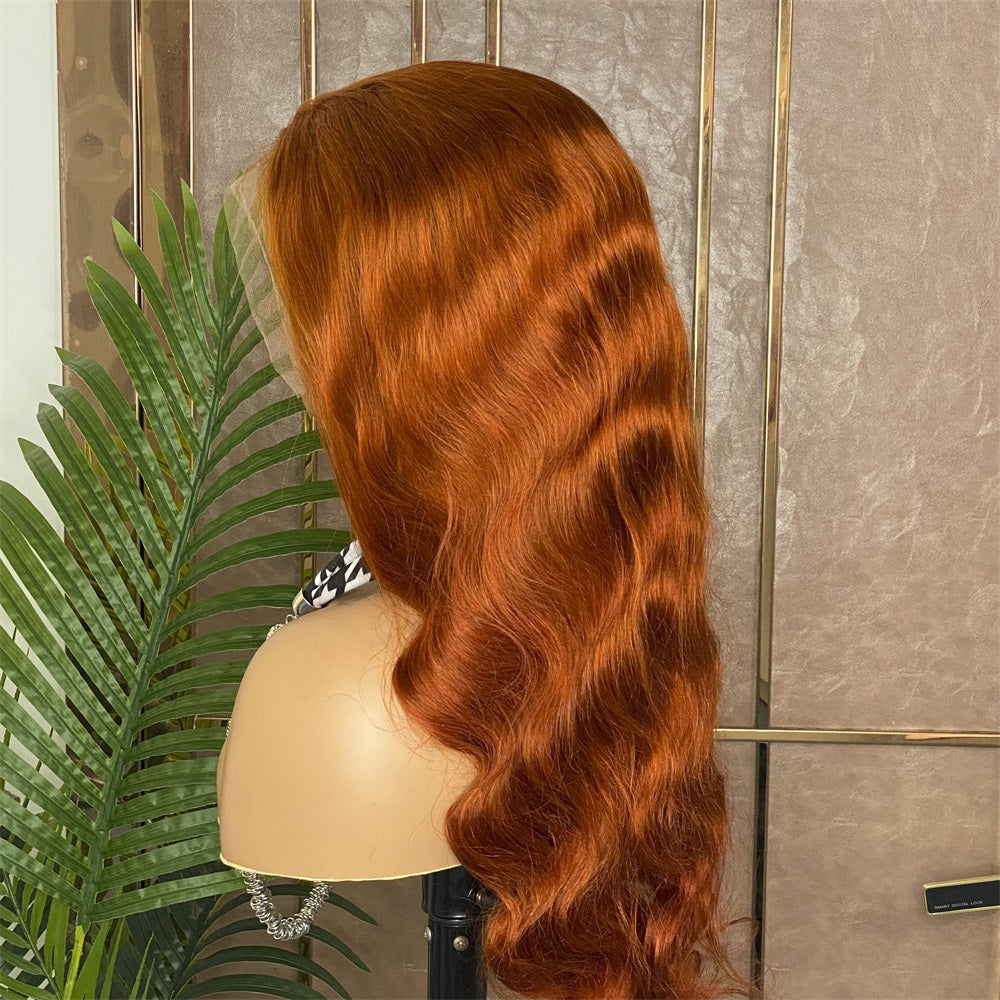 Ginger #350 Human Hair Wig 13x4 Lace Front Wig Body Wave