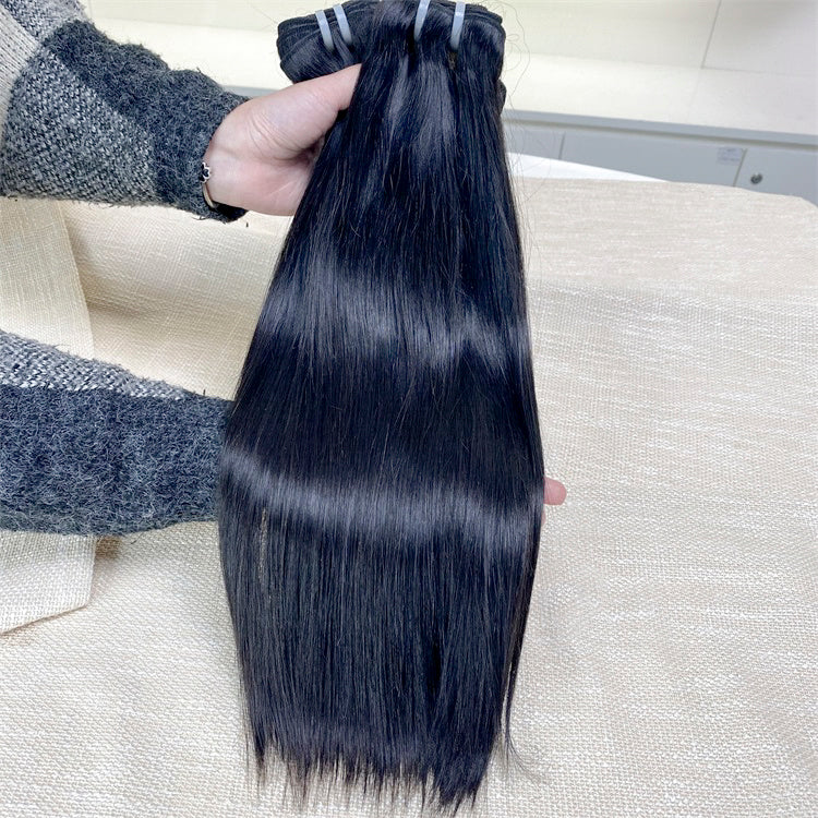 Raw Peruvian Hair Natural Straight 3 Bundles