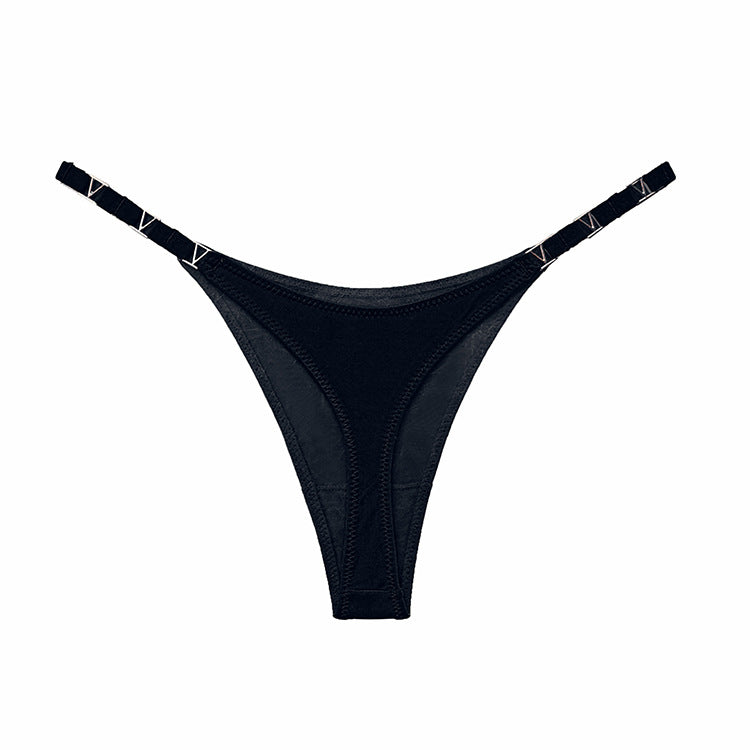 Sexy Ice Silk T Hip Lift Low Waist