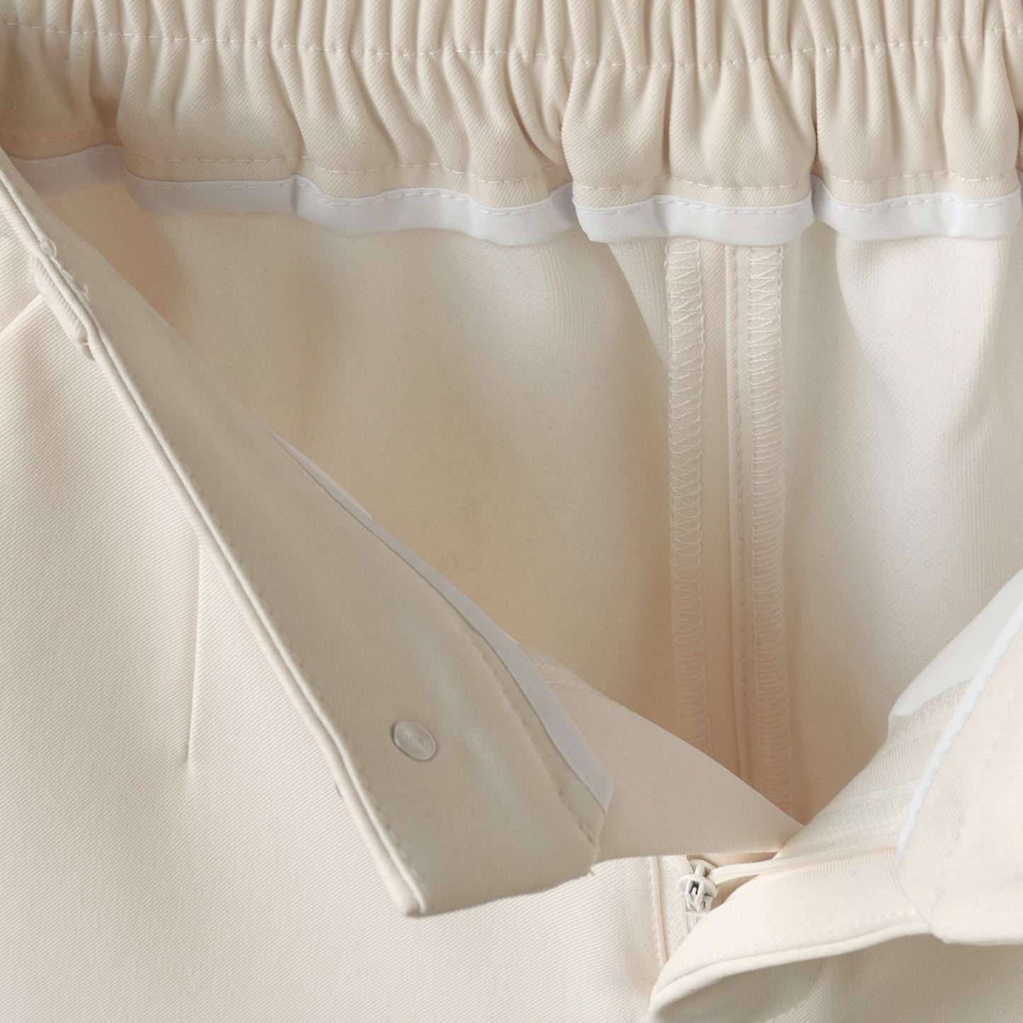 New High-waisted Thin Wide Leg A Word Net Red Black Outer Wear Suit Thin Casual Pants