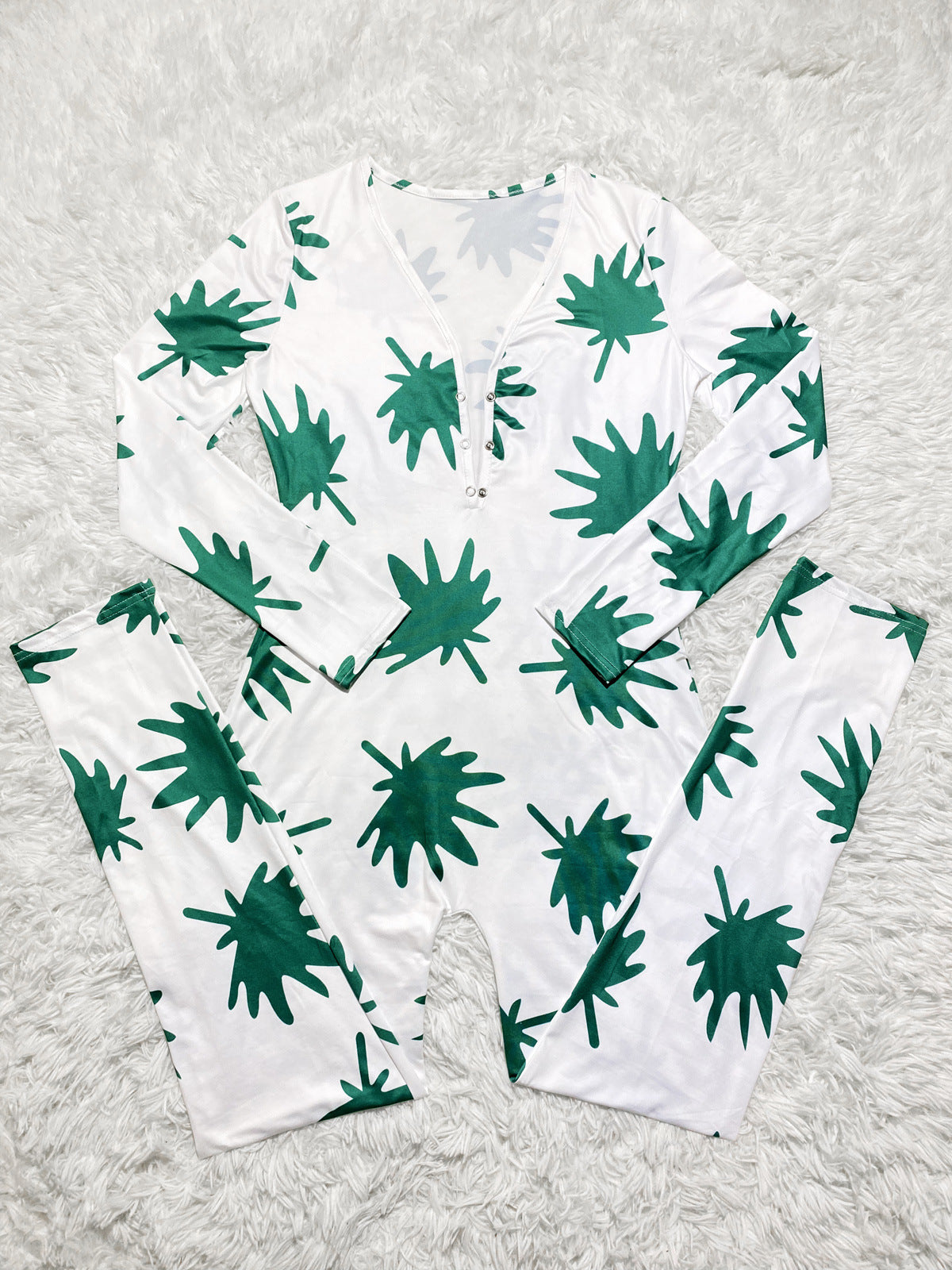 Casual Pattern Printed Long Sleeve Pants