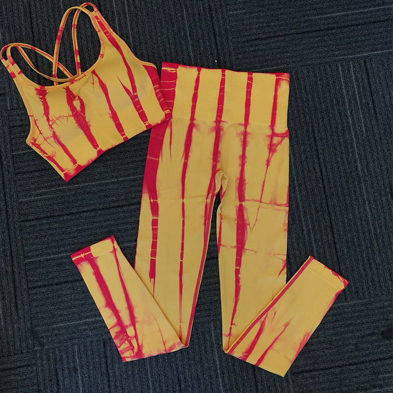Women's high waist sports yoga suit