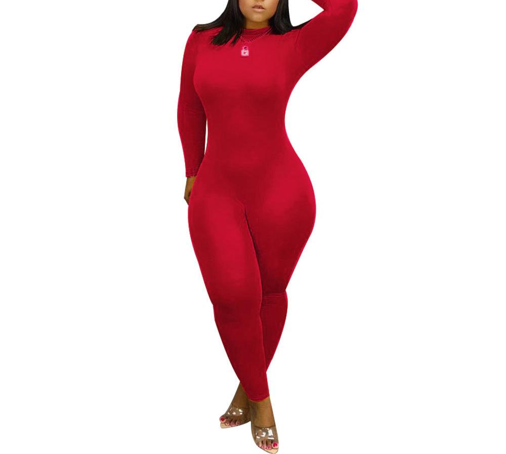 High stretch skinny jumpsuit
