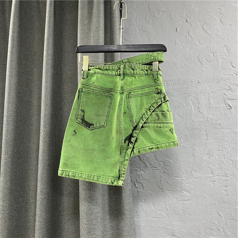 Women's Personalized Double Waist Design Pants