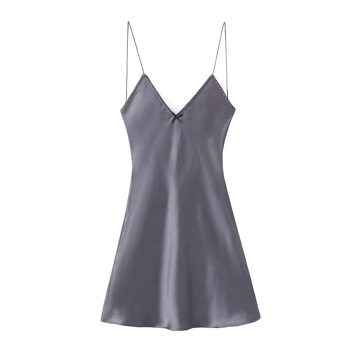 Women's Style Silk Satin Texture Dress