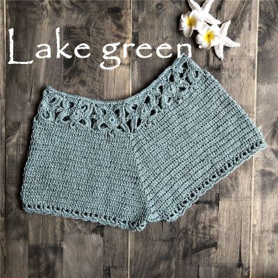 Knitted beach shorts