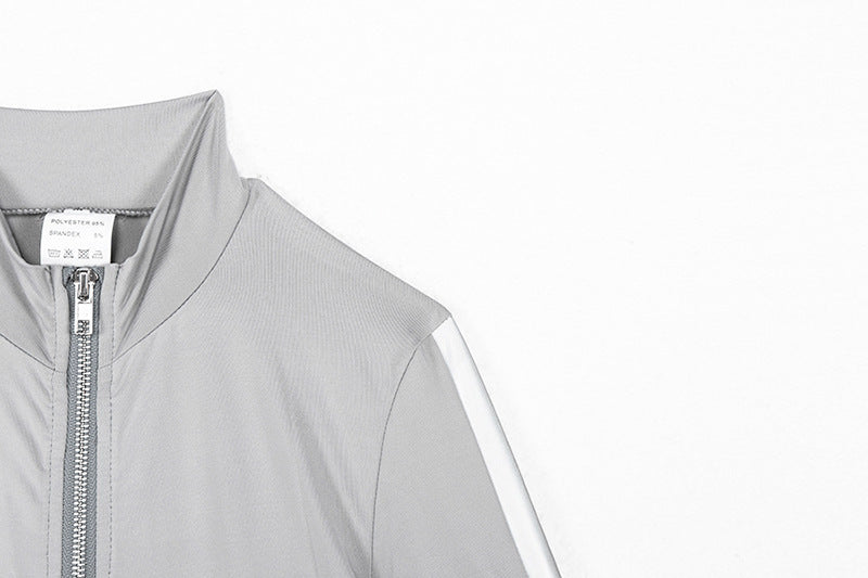 Reflective Paneled Jumpsuit