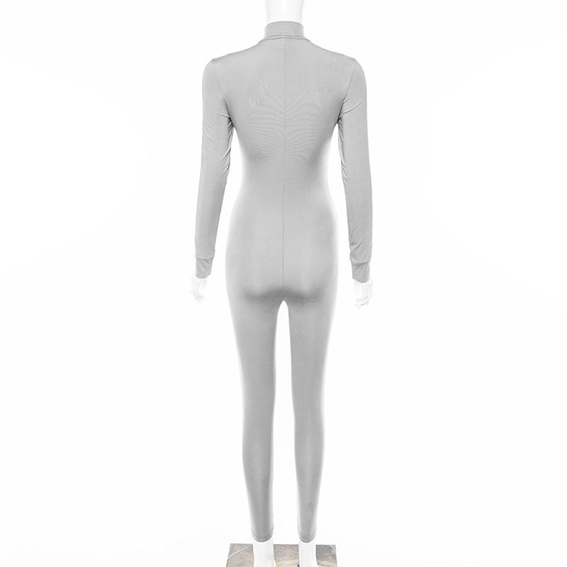 Reflective Paneled Jumpsuit
