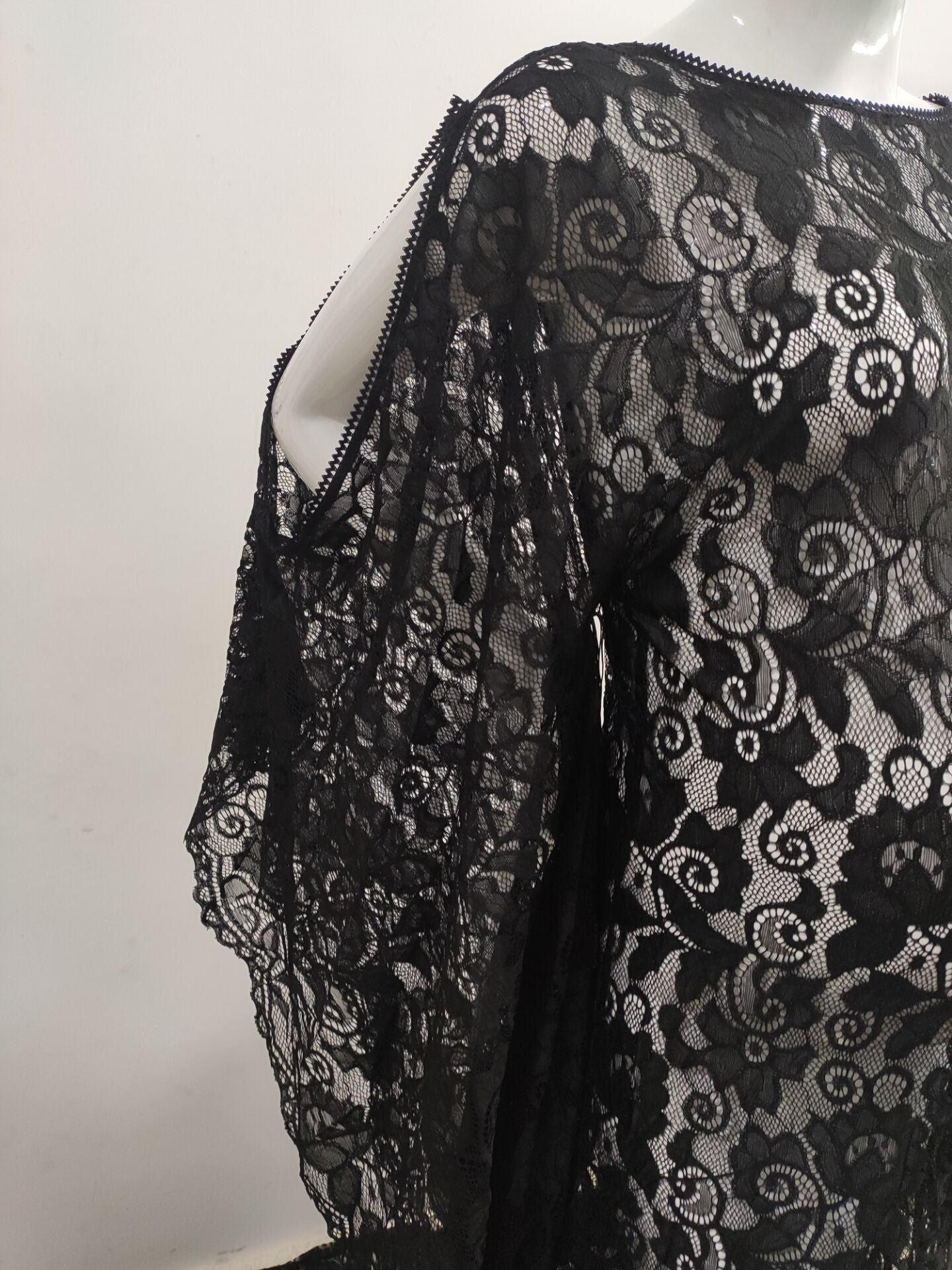 Ladies Lace Maternity Drawstring Mopping Dress