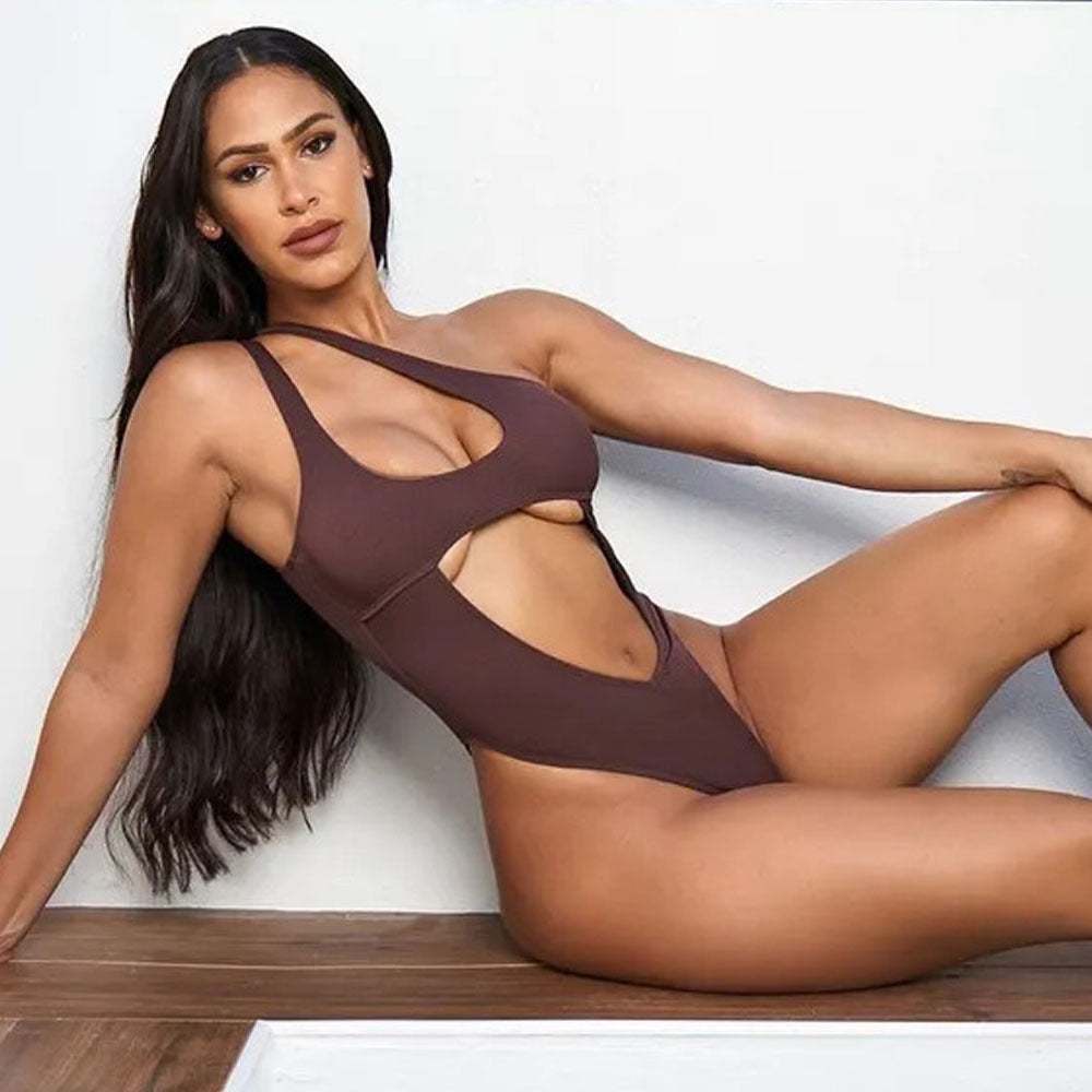 Sexy One-Shoulder Swimsuit
