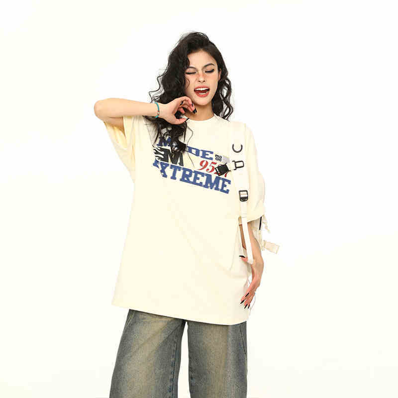 Retro Couple Cotton Short-sleeved T-shirt