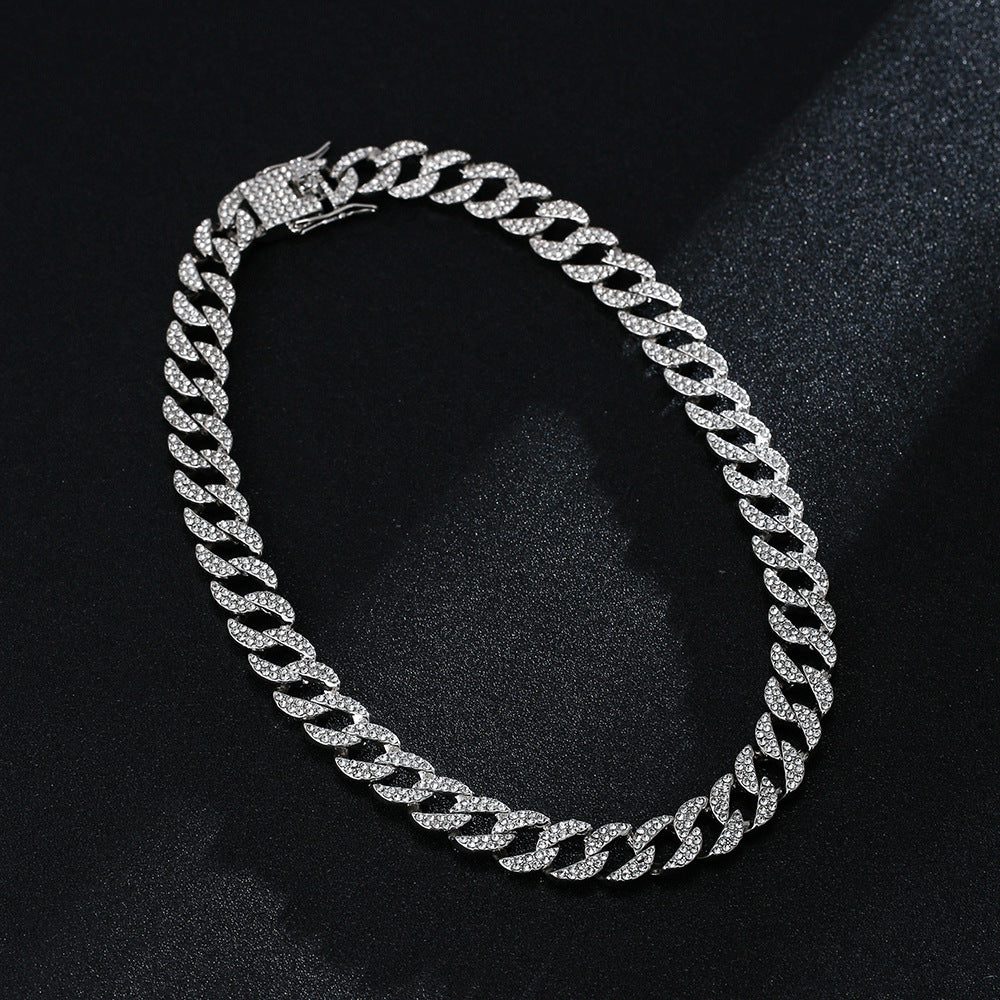 Full Diamond Inlaid Necklace