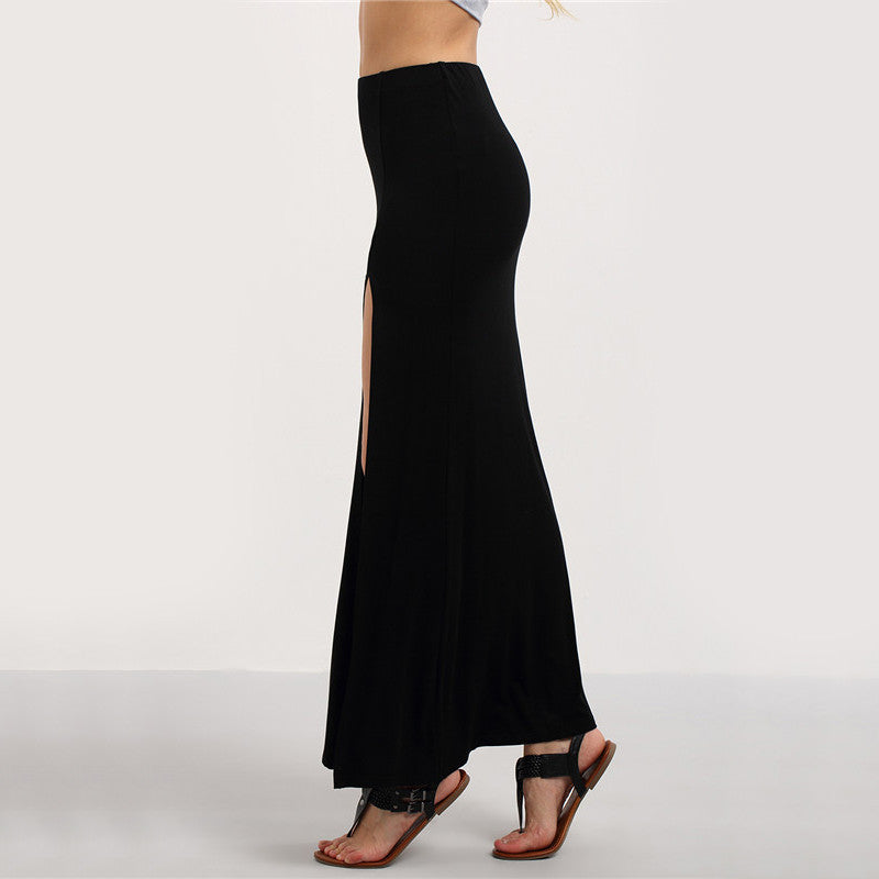 Sexy Summer Style Ladies Fitness Casual Long Skirt