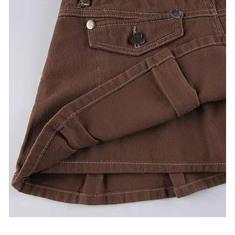 Retro Style Hot Girl Culottes