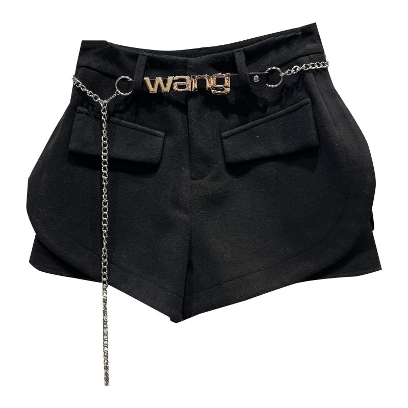 Three-dimensional Pocket Three Cent Wool Shorts Women