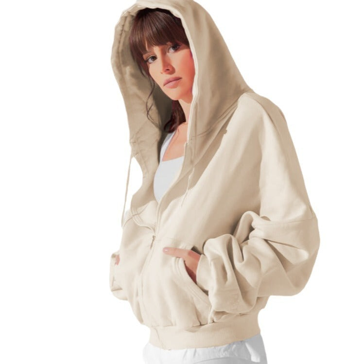 Women's Casual Solid Color Sports Jacket