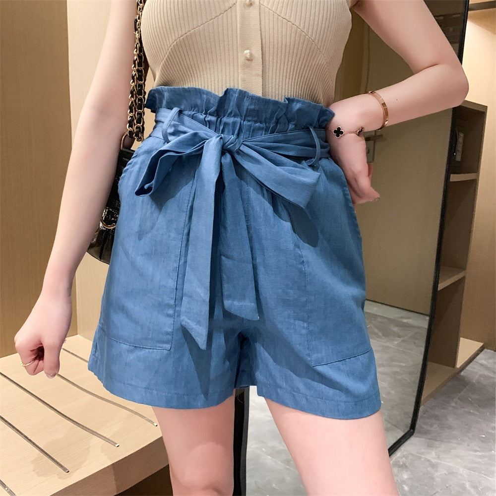 wooden ear A word shorts have a belt