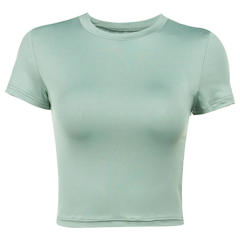 All-matching Slim Short-sleeved Tops Women